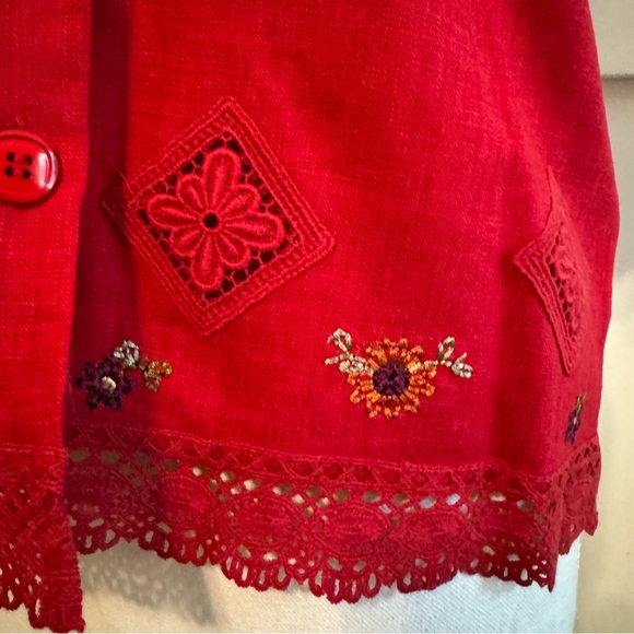 Positive Attitude Linen/Rayon 2 pc Set - Picture 5 of 10